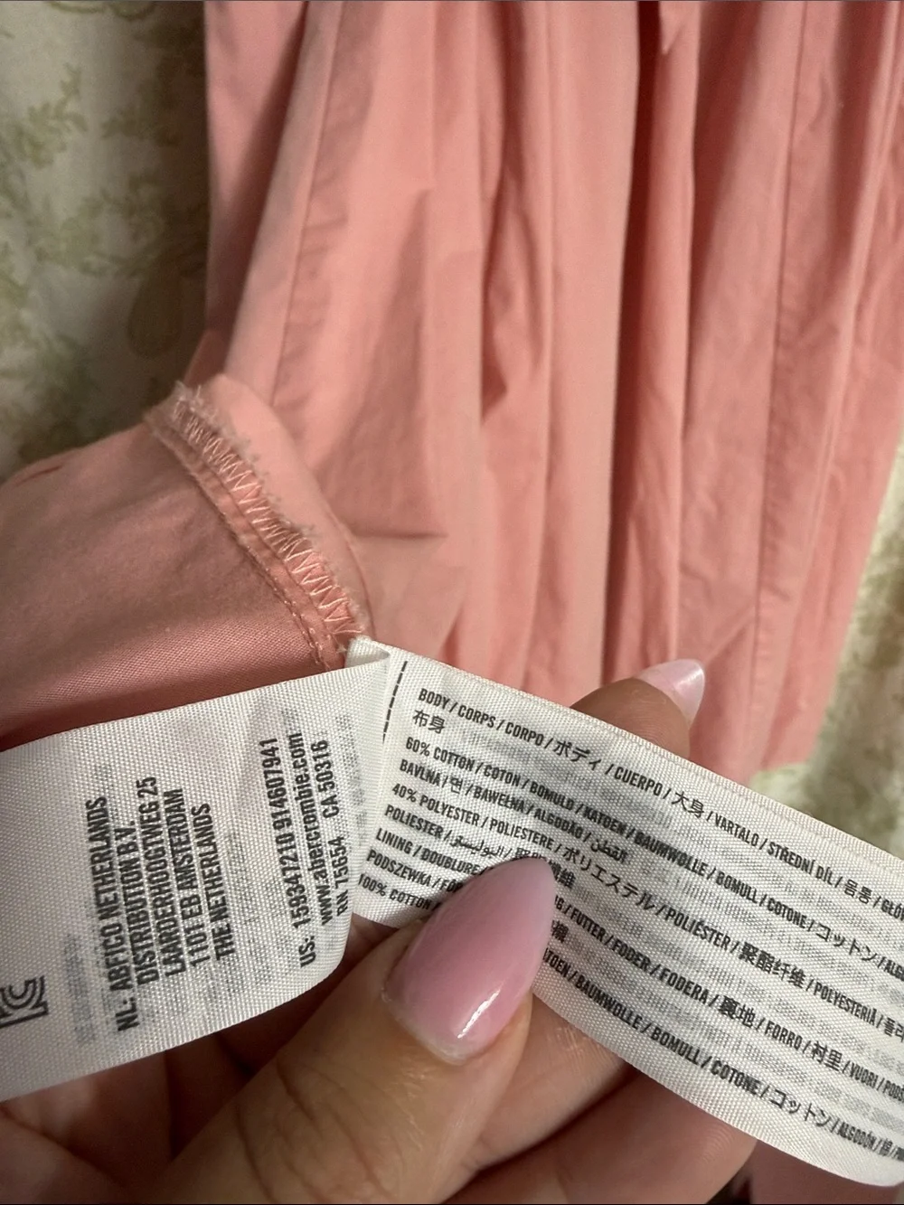 Abercrombie & Fitch Puff Sleeve Midi Dress